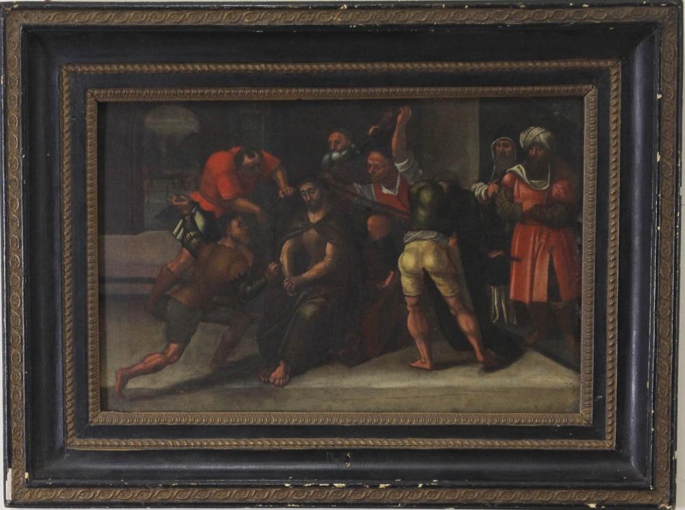 OIL ON PANELOIL ON PANEL, Christ