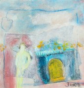 Oil on paper Brigitte McReynol