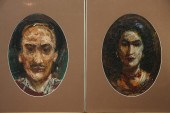 OIL ON PAPER - Collection of 4