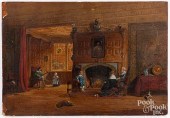 OIL ON PAPER DRAWING ROOM HADD