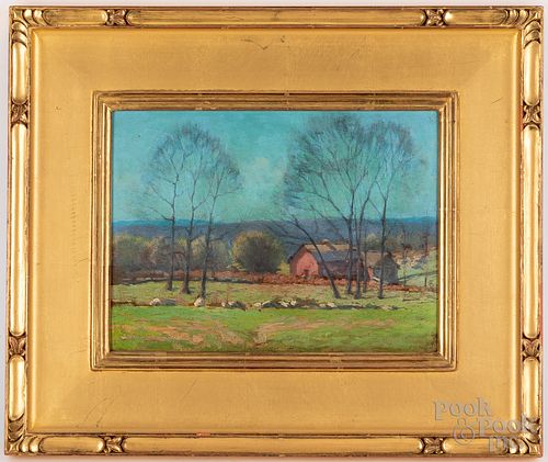 OIL ON WOOD PANEL IMPRESSIONIST