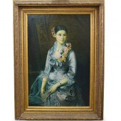 OIL PAINTING AFTER TO EASTMAN