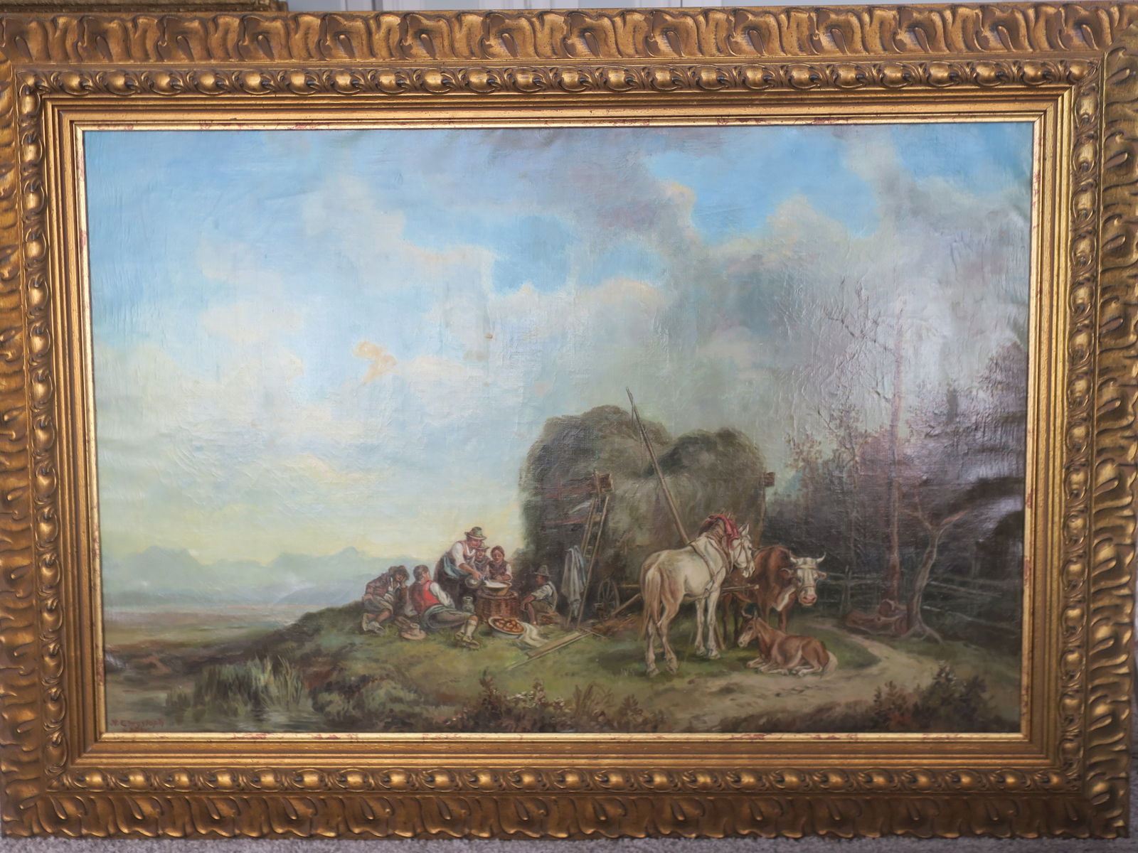 OIL PAINTING BY HANS CHRYSTOPH