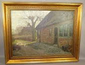 OIL PAINTING LAID ON BOARD BY