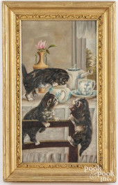 OIL PAINTING OF KITTENS<br>Ame