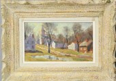 OIL PAINTING ON BOARD BY ARNOL