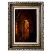 OIL PAINTING ON BOARD, INTERIO