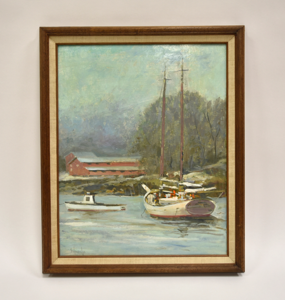 OIL PAINTING ON CANVAS BY GEORGE