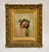 OIL PAINTING ON CANVAS OF A GI