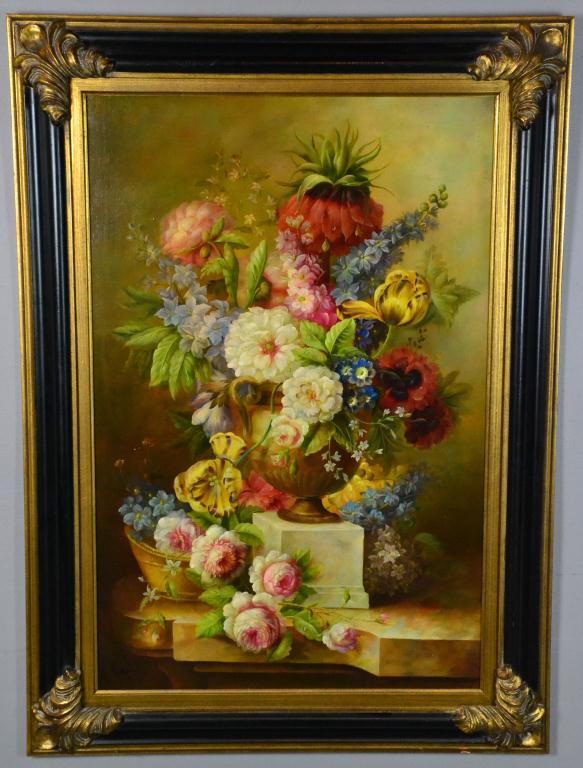 Oil Painting on Canvas signed