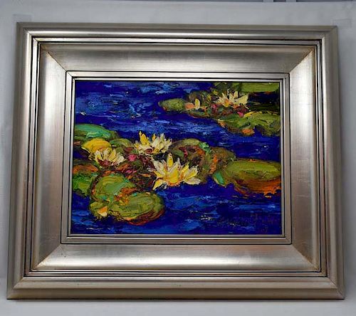 OIL PAINTING ON CANVAS SIGNED