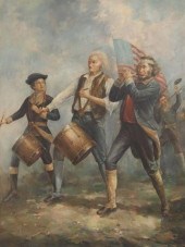 OIL PAINTING SPIRIT OF '76 AFT