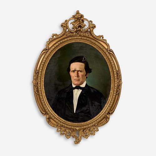 OIL PORTRAIT OF A GENTLEMAN,