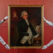 OIL PORTRAIT OF MR. FLEMING, L