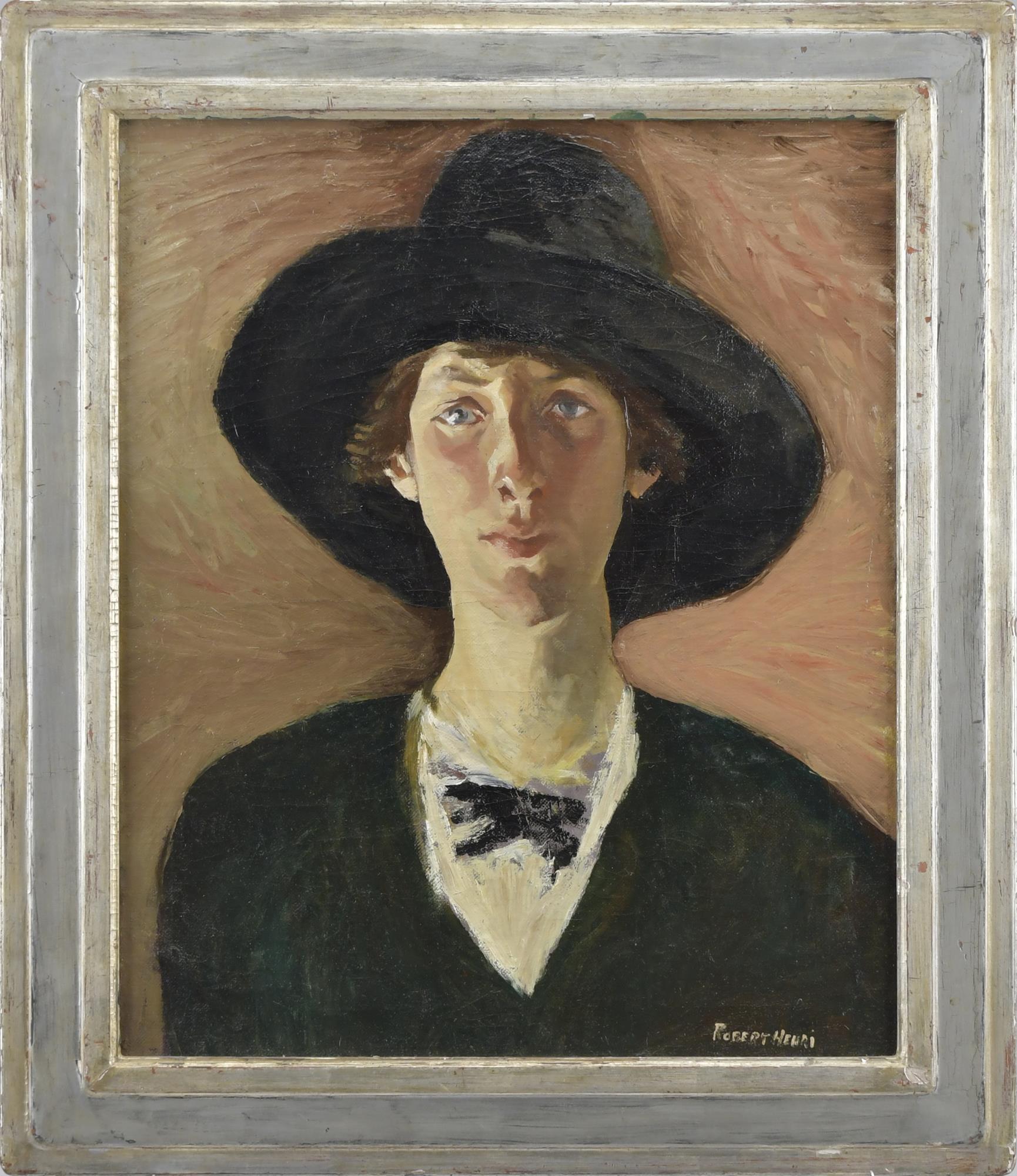 OIL SIGNED ROBERT HENRI, MARIA OF