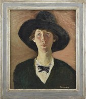 OIL SIGNED ROBERT HENRI, MARIA