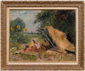 Oil sketch by Ignac Ujvary (Hu