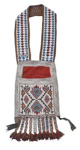 OJIBWAY BANDOLIER BAGlate 19th