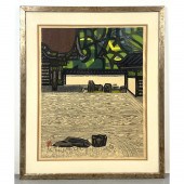OKIIE HASHIMOTO Japanese Woodb