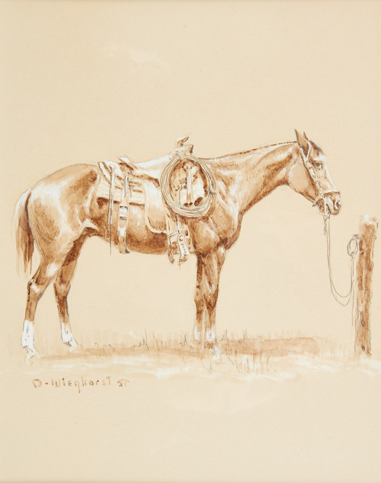 OLAF CARL WIEGHORST, TACKED