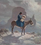 OLAF WIEGHORST NAVAJO MADONNA