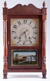 OLCOTT CHENEY CLOCK, CIRCA 184