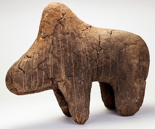 OLD AFRICAN ZOOMORPHIC POWER FIGURE
