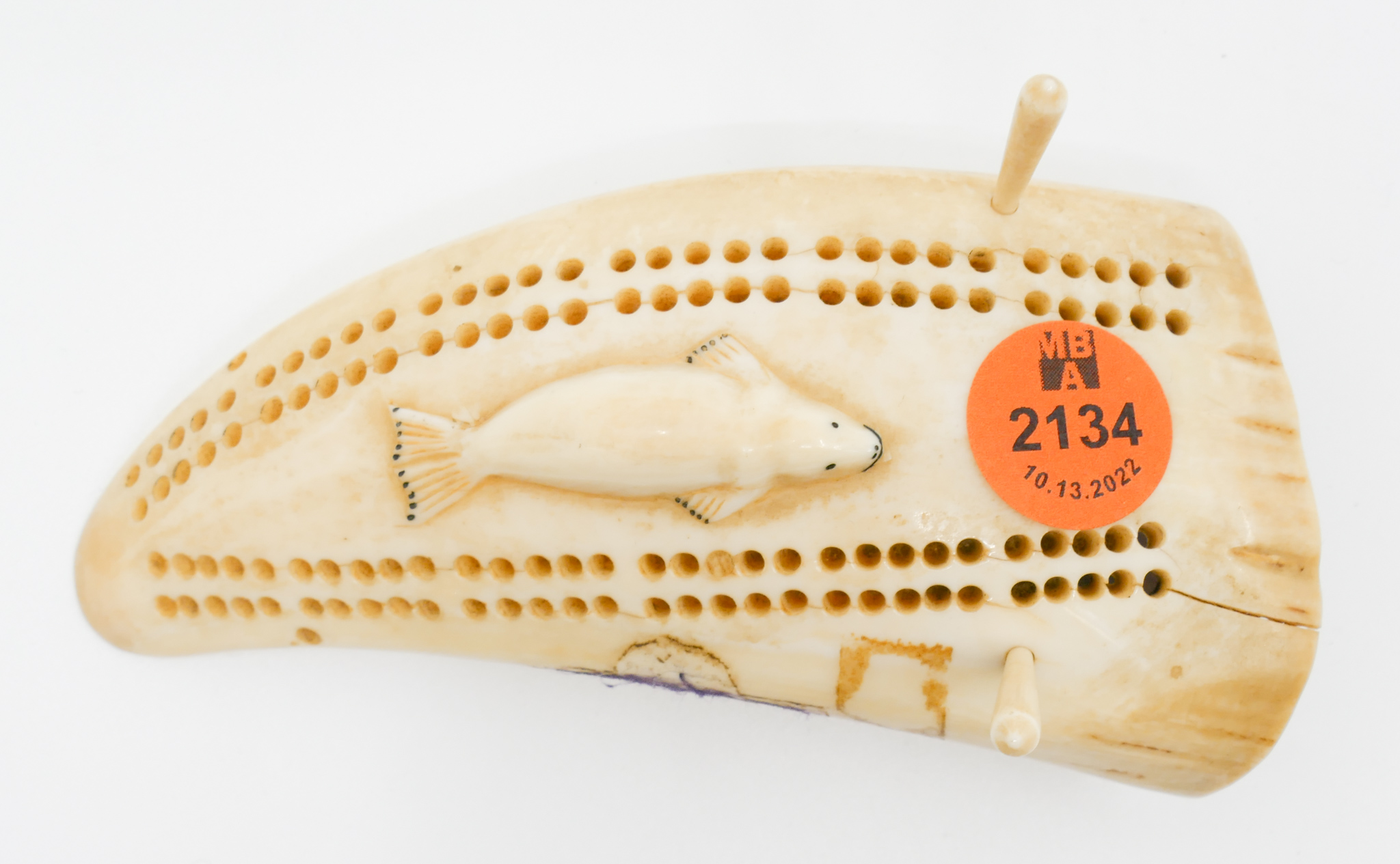 Old Alaskan Scrimshawed Seal