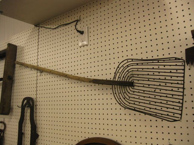 Old Barn Shovel open style wooden