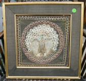 Old Burmese Kalaga Peacock Emb