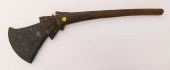 Old Carved Wood Gunstock War C