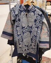 Old Chinese Miao Batik Dyed Ro