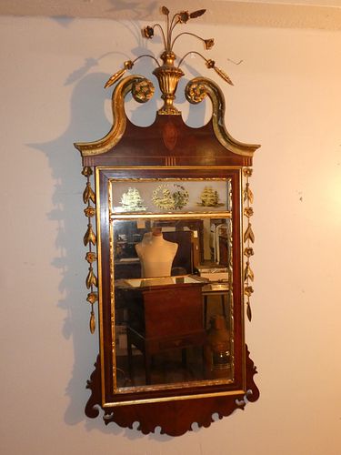 OLD CHIPPENDALE EGLOMISE