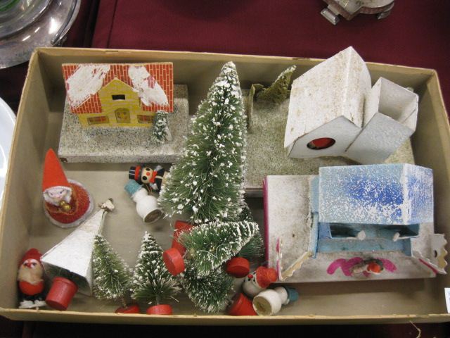 Old Christmas ''Village'' Pieces