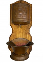 OLD COPPER LAVABO FOUNTAIN Old
