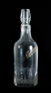 OLD CROW GLASS WHISKEY DECANTE