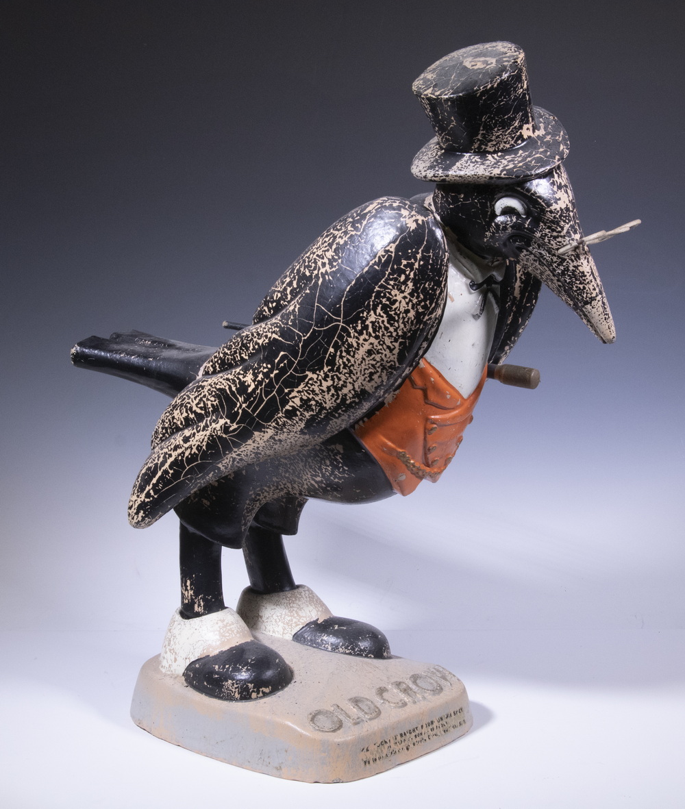 OLD CROW WHISKEY DISPLAY FIGURE
