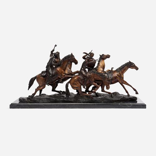 "OLD DRAGOONS" BRONZE AFTER
