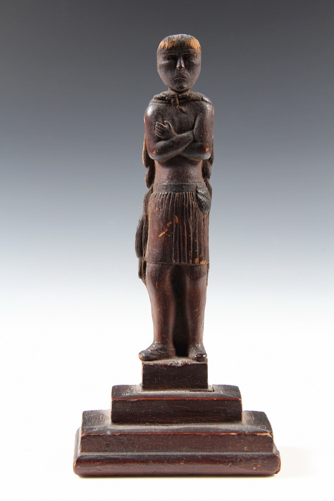 OLD FOLK ART CARVING OF CARIB