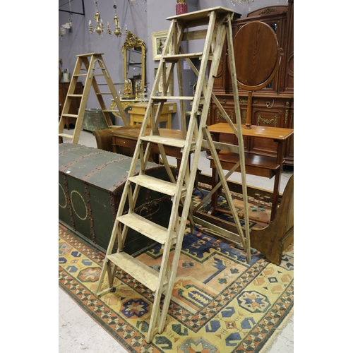 Old French wooden ladder, approx