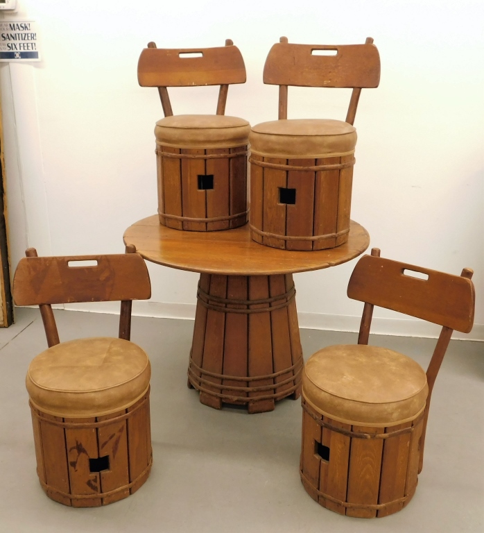 OLD HICKORY ADIRONDACK LODGE BARREL