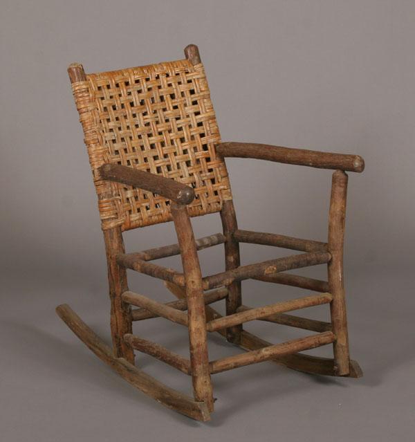 Old Hickory rocking chair with