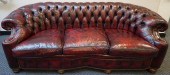 OLD HICKORY TANNERY MAROON LEA