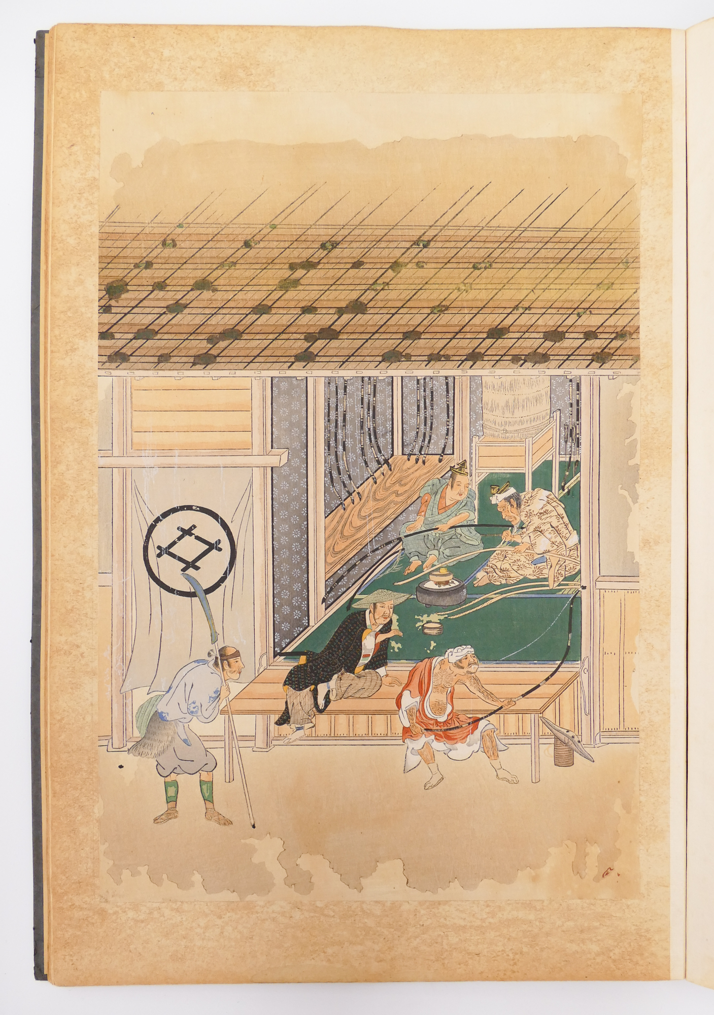 Old Japanese Crafts Woodblock Print