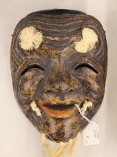 Old Japanese Lacquered Okina N