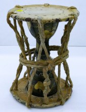 Old Japanese Lacquered Tsuzumi
