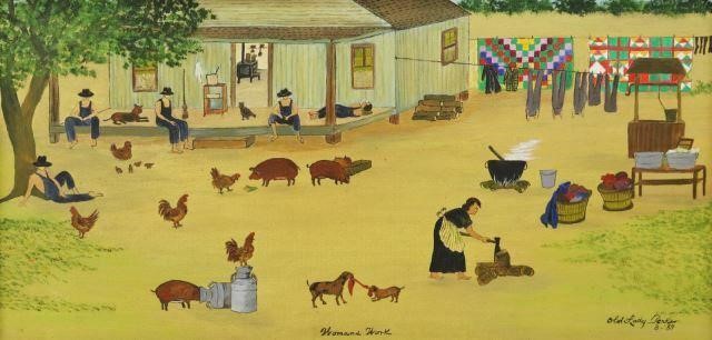 OLD LADY PARKER (TX) PRIMITIVE FOLK