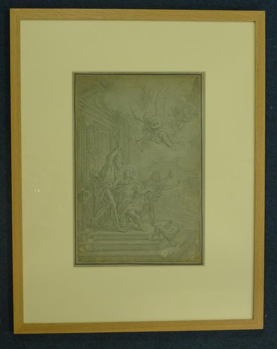 Old Master charcoal and chalk