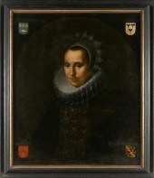 OLD MASTER COPY , PORTRAIT OF