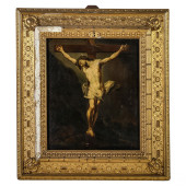 OLD MASTER CRUCIFIXION PAINTIN